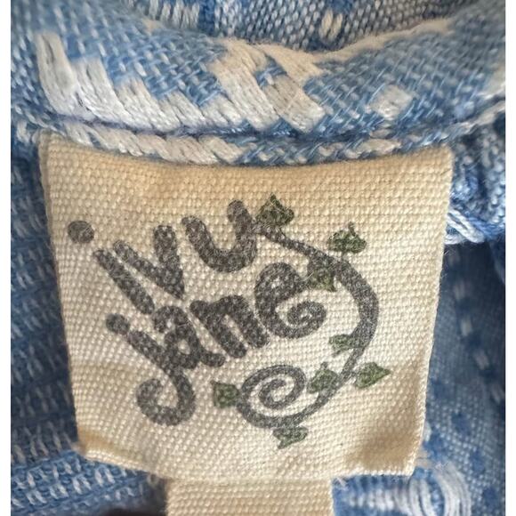 Ivy Jane Women’s XL Blue Over the Border Embroidered Top Blouse - Picture 9 of 9